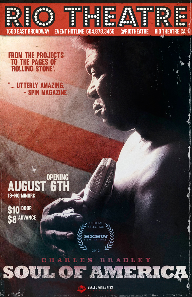 Charles Bradley: Soul of America  (documentary) @ Rio Theatre Aug 11 2013 - Jun 12th @ Rio Theatre