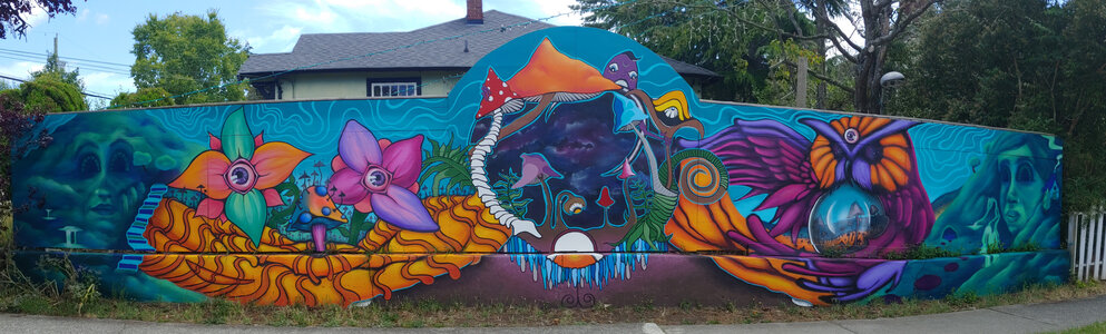 Vancouver St. Mural by 
Ian George, 
Kay Gallivan