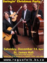 Van Django @ St. James Community Hall Dec 14 2013 - May 6th @ St. James Community Hall