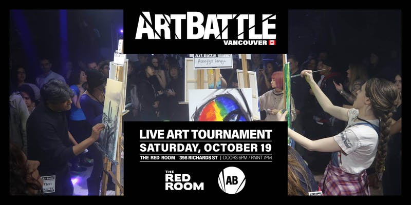 Art Battle Vancouver - October @ The Red Room Oct 19 2019 - Jun 13th @ The Red Room