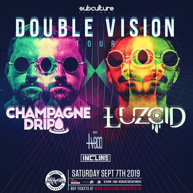 Wakaan Presents Double Vision Tour Ft Champagne Drip & Luzcid @ The Red Room Sep 7 2019 - Jun 15th @ The Red Room