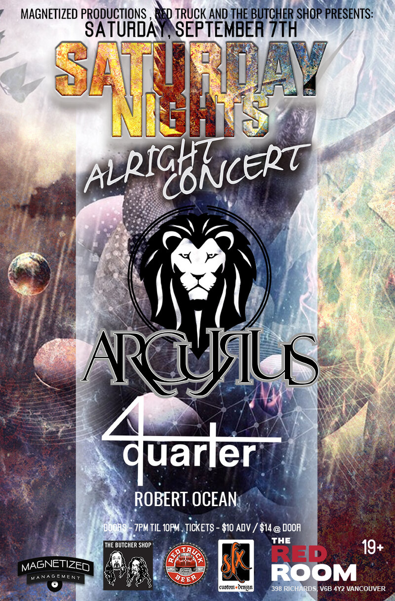 Arcurus w/ 4quarter and Robert Ocean @ The Red Room Sep 7 2019 - Jun 14th @ The Red Room