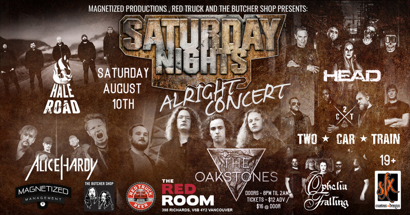 Saturday Nights Alright Concert @ The Red Room Aug 10 2019 - Jun 14th @ The Red Room