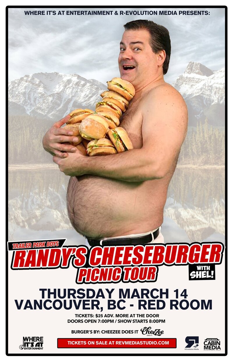 Randy's Cheeseburger Picnic Tour - Vancouver @ The Red Room - Mar 14, 2019
