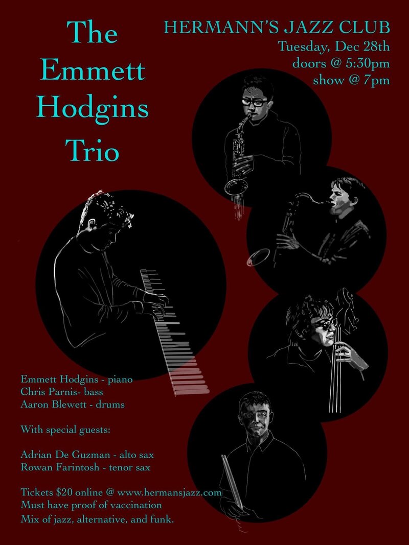 Emmett Hodgins - Jun 7th @ Hermann's Jazz Club