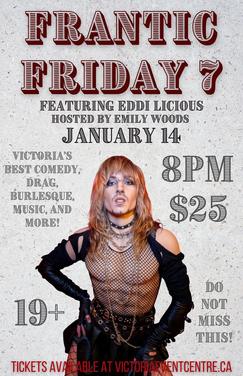 Frantic Friday 7 - Jun 12th @ Victoria Event Centre