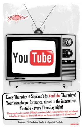 YouTube Thursday: YouTube Thursday @ Soprano's May 10 2007 - Jun 6th @ Soprano's