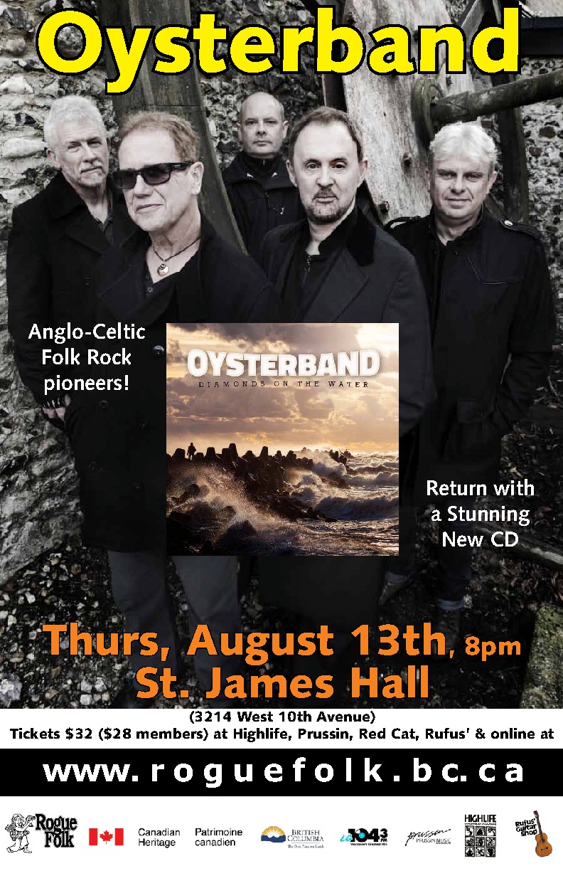 OYSTERBAND @ St. James Community Hall - Aug 13, 2015