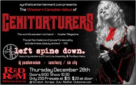 Genitorturers, Left Spine Down, Dj Pandemonium @ The Red Room Dec 28 2006 - May 7th @ The Red Room