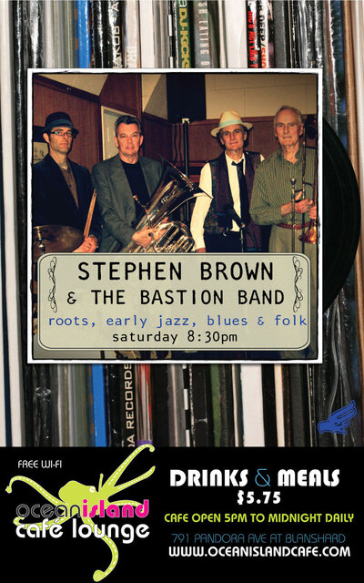 Stephen Brown and the Bastion Band: Stephen Brown and the Bastion Band @ Ocean Island Lounge Mar 10 2012 - Jun 11th @ Ocean Island Lounge