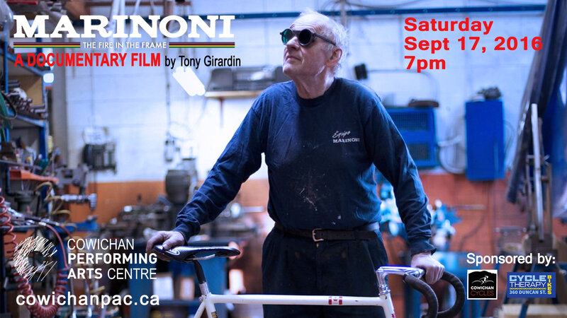 Marinoni - The Fire in the Frame @ Cowichan Performing Arts Centre Sep 17 2016 - Jun 4th @ Cowichan Performing Arts Centre
