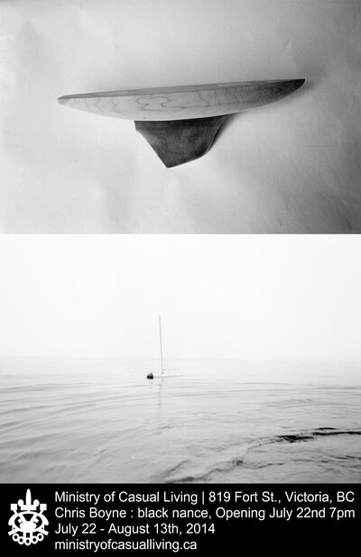 Chris Boyne, black nance @ 819 Fort St. Jul 18 2014 - Jul 1st @ 819 Fort St.