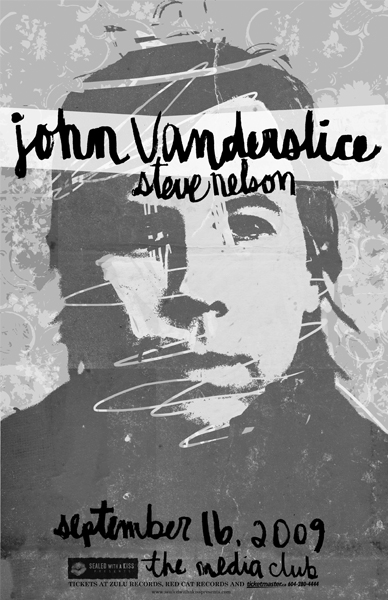 John Vanderslice, Steve Nelson @ The Media Club Sep 16 2009 - May 10th @ The Media Club