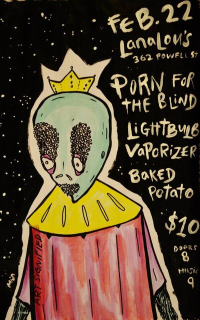 Porn for the blind, Lightbulb Vaporizer, Baked Potato @ LanaLou's Feb 22 2014 - May 6th @ LanaLou's