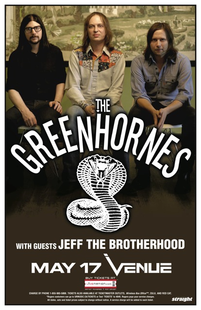 The Greenhornes, Jeff the Brotherhood @ Venue May 17 2011 - Jun 21st @ Venue