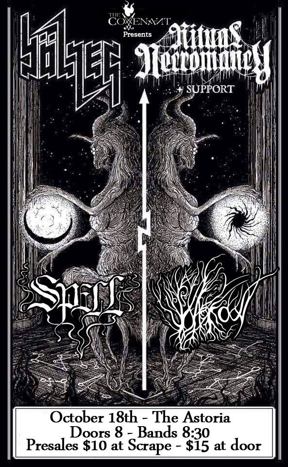 Bolzer, Ritual Necromancy, Spell, Harrow @ The Astoria  Oct 18 2015 - Jun 11th @ The Astoria 