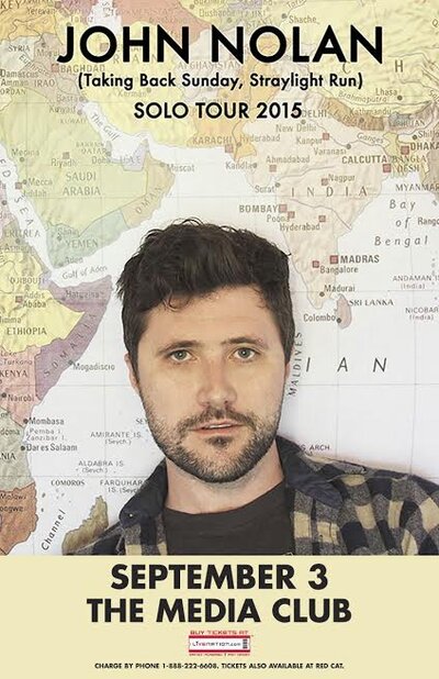 John Nolan @ The Media Club Sep 3 2015 - May 7th @ The Media Club