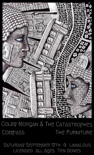 Colby Morgan & The Catastrophes, Compass, The Furniture @ LanaLou's Sep 12 2015 - Jun 14th @ LanaLou's