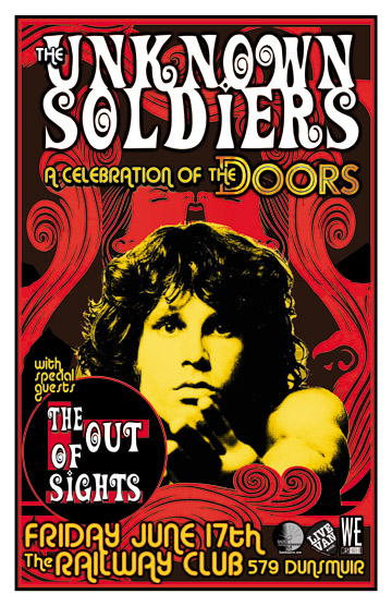 The Unknown Soldiers, The OUT OF SIGHTS @ Railway Club Jun 17 2011 - May 6th @ Railway Club