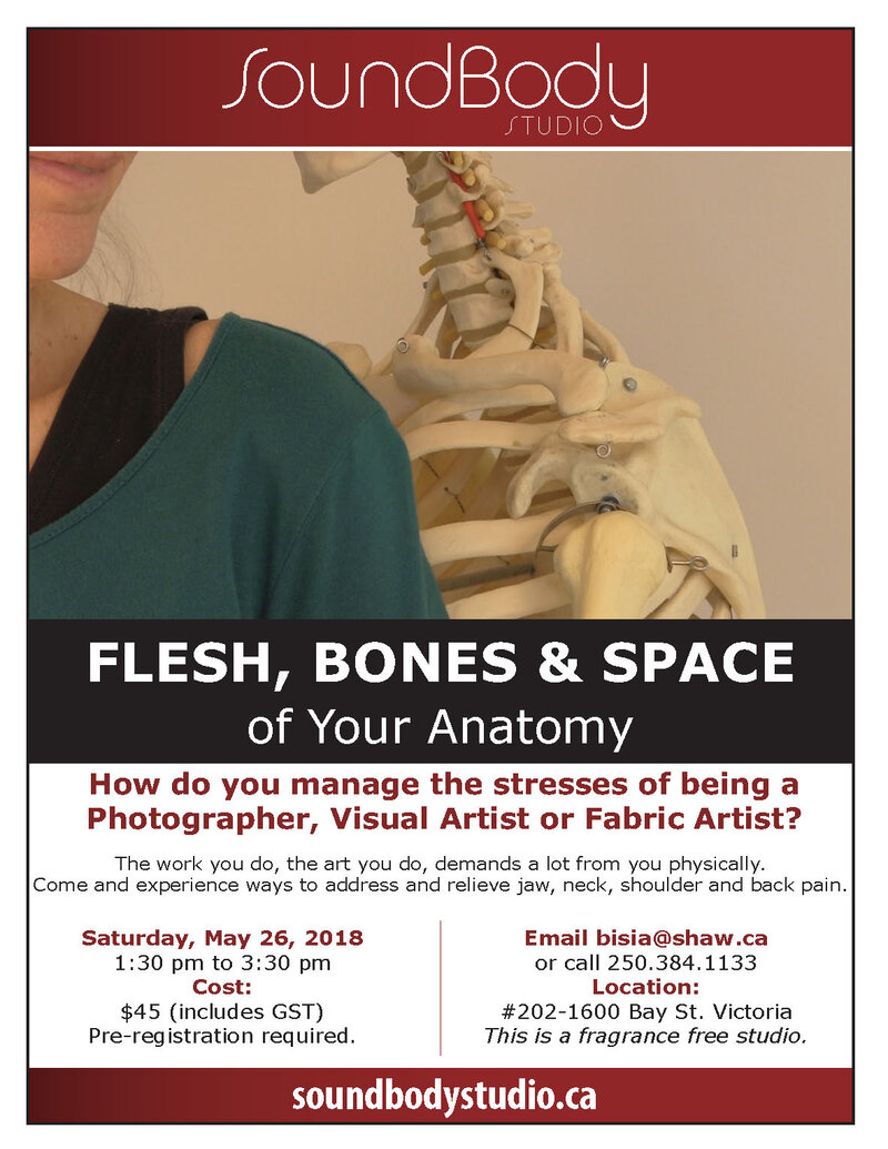 Flesh, Bones & Space of Your Anatomy: Bisia Belina, All attendees  (Photographers, Visual Artists, Fabric Artists) @  May 26 2018 - Jul 12th @ 