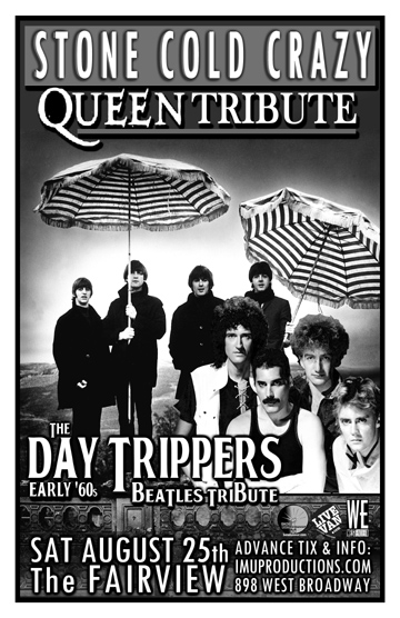 Stone Cold Crazy, The DAY TRIPPERS @ Fairview Pub Aug 25 2012 - May 7th @ Fairview Pub