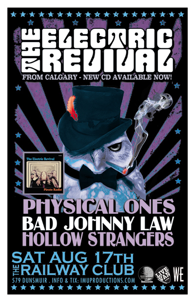 The ELECTRIC REVIVAL on tour from Calgary w/ guests: The Electric Revival, Hollow Strangers, Bad Johnny Law @ Railway Club Aug 17 2013 - Jun 21st @ Railway Club