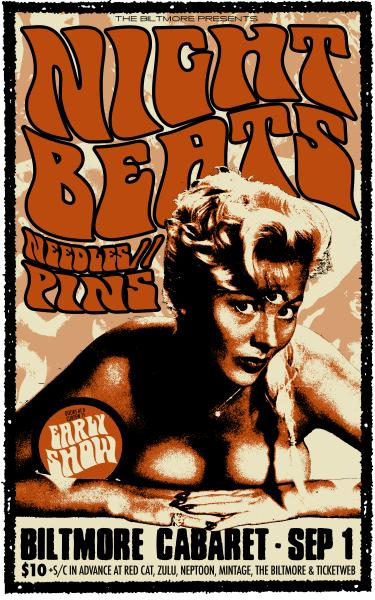 Night Beats, Needles//Pins @ The Biltmore Cabaret Sep 1 2012 - Jun 30th @ The Biltmore Cabaret