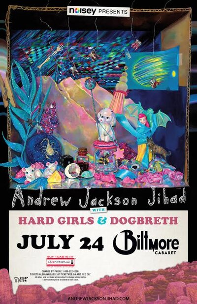 Andrew Jackson Jihad, Hard Girls, Dogbreth @ The Biltmore Cabaret Jul 24 2014 - May 7th @ The Biltmore Cabaret