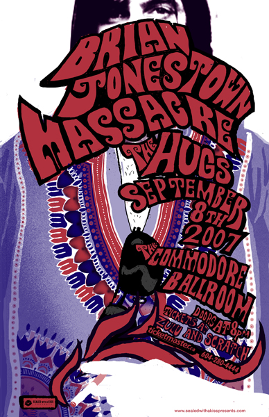 The Brian Jonestown Massacre, The Hugs @ The Commodore Ballroom Sep 8 2007 - May 7th @ The Commodore Ballroom