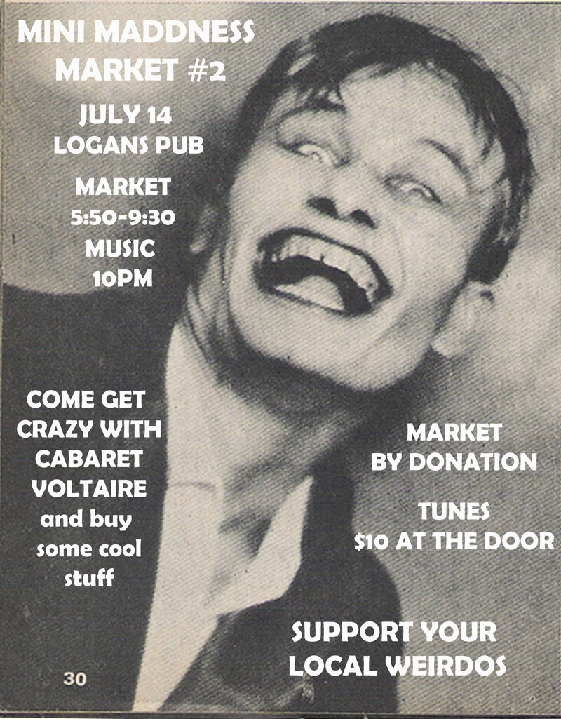 Mini Maddnes Market #2: Adamemnon @ Logan's Pub Jul 14 2016 - Jun 9th @ Logan's Pub