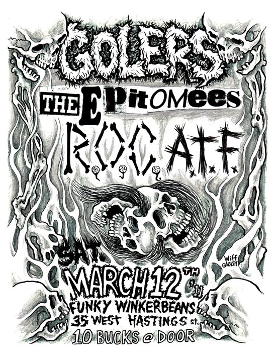 The Golers, The Epitomees, R.O.C., A.T.F. @ Funky Winker Beans Mar 12 2011 - May 6th @ Funky Winker Beans