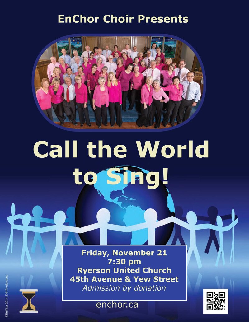 EnChor @ Ryerson United Church Nov 21 2014 - May 10th @ Ryerson United Church