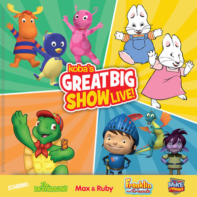 Koba's Great Big Show Live! @ Cowichan Performing Arts Centre Mar 23 2016 - Jun 4th @ Cowichan Performing Arts Centre