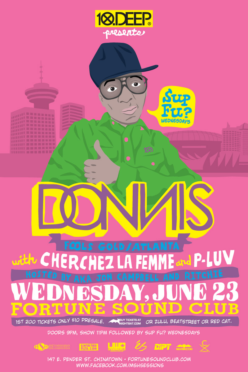 DONNIS  @ Fortune Sound Club Jun 23 2010 - Jun 23rd @ Fortune Sound Club