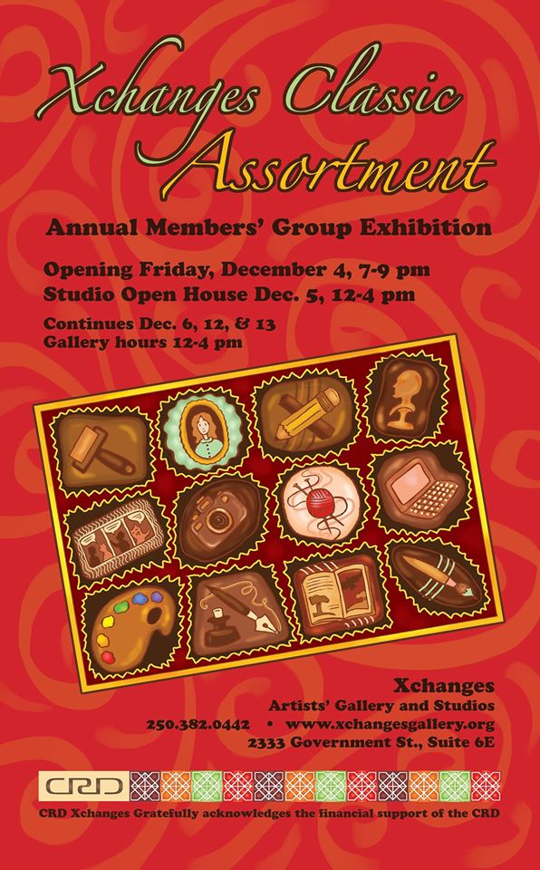 &ldquo;Xchanges Classic Assortment&rdquo; Xchanges Members&rsquo; Exhibition & Open House @ Xchanges Gallery and Studios Dec 4 2015 - Jul 27th @ Xchanges Gallery and Studios