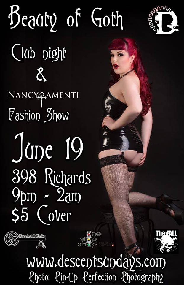 Descent Beauty of Goth @ The Red Room Jun 19 2016 - Jun 23rd @ The Red Room