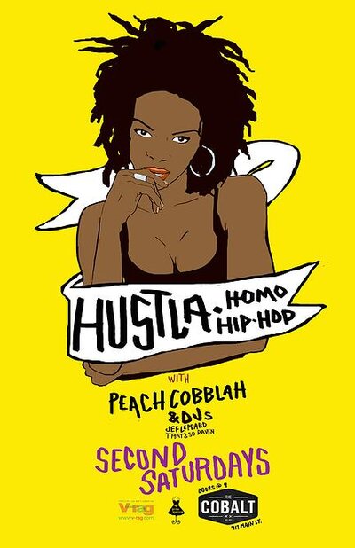 Hustla: Rap Battle Royal: Peach Cobblah, Valynne Vile, Thanks Jem, Beardonce, Dj Jef Leppard, DJ That's So Raven @ The Cobalt Jan 10 2015 - Jun 30th @ The Cobalt