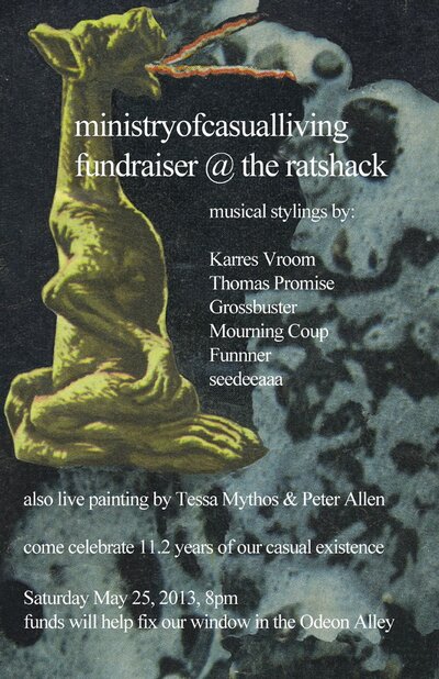11.2 Year Anniversary Fundraiser @ Ratshack May 25 2013 - Jul 8th @ Ratshack