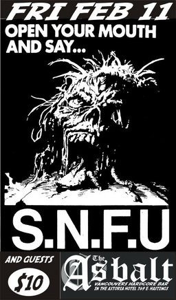 SNFU, life against death @ The Astoria  - Feb 11, 2005