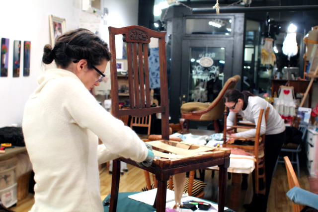 Simple Upholstery Workshop @ The Makehouse Jan 6 2015 - Jul 27th @ The Makehouse