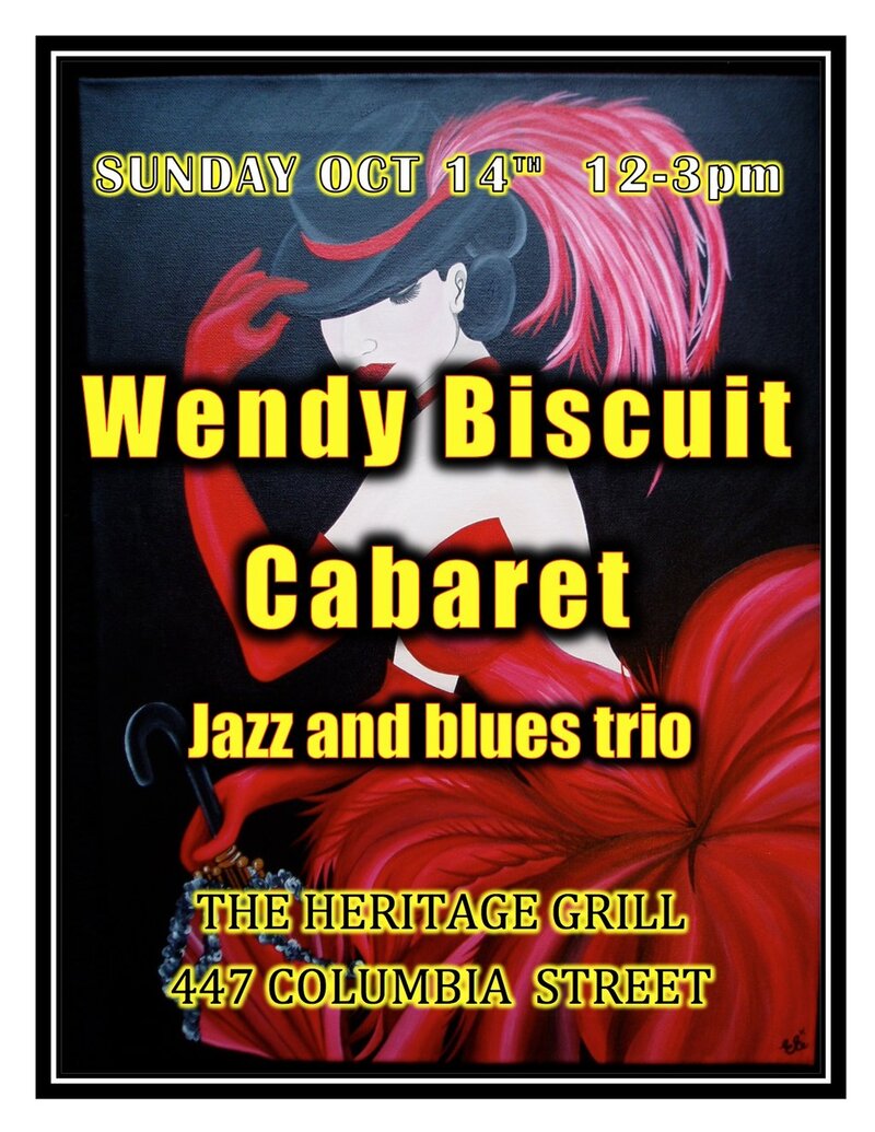 Wendy Biscuit and all that Jazz @ The Heritage Grill Dec 31 1969 - May 13th @ The Heritage Grill