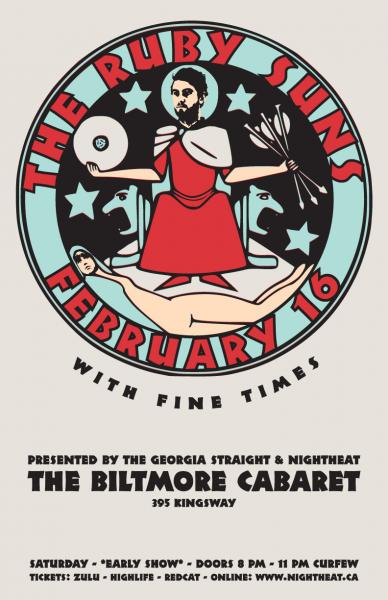 Ruby Suns, Fine Times @ The Biltmore Cabaret Feb 16 2013 - May 8th @ The Biltmore Cabaret