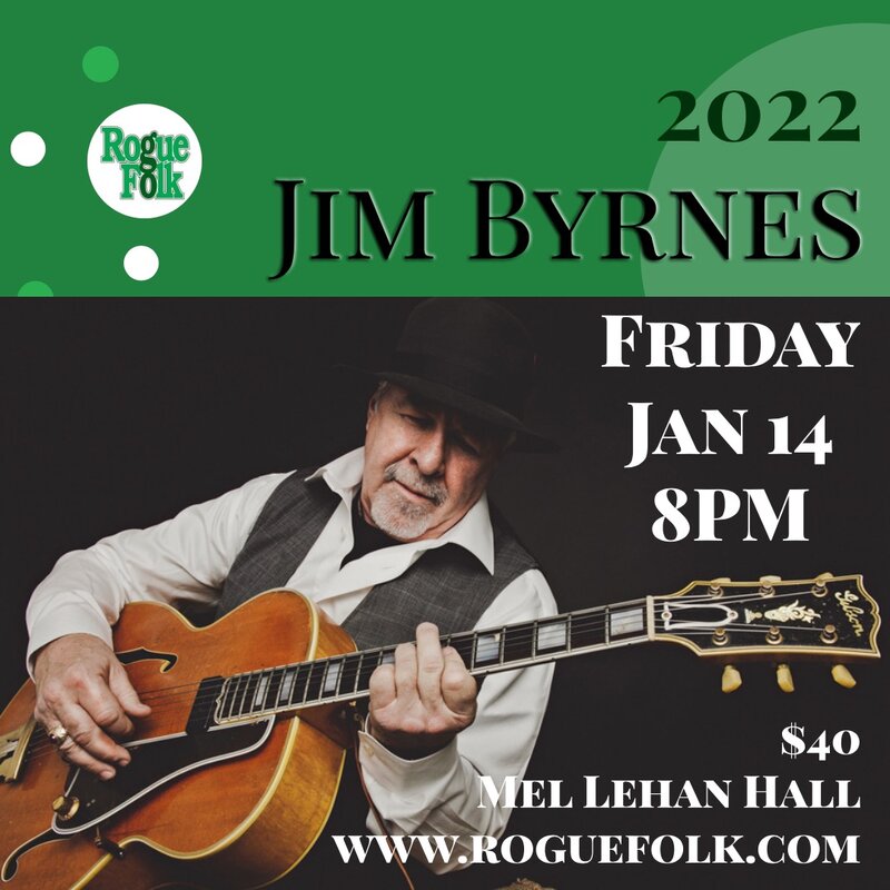 Jim Byrnes @ St. James Community Hall Jan 14 2022 - May 5th @ St. James Community Hall