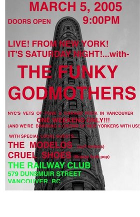 NY FUNK!: The Funky Godmothers, Les Cruel Shoes, The Modelos @ Railway Club Mar 5 2005 - May 8th @ Railway Club