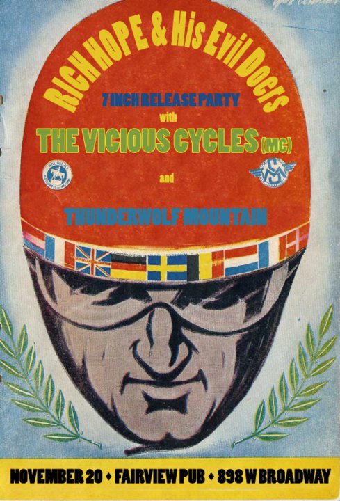Rich Hope & his Evil Doers, The Vicious Cycles @ Fairview Pub Nov 20 2010 - May 18th @ Fairview Pub