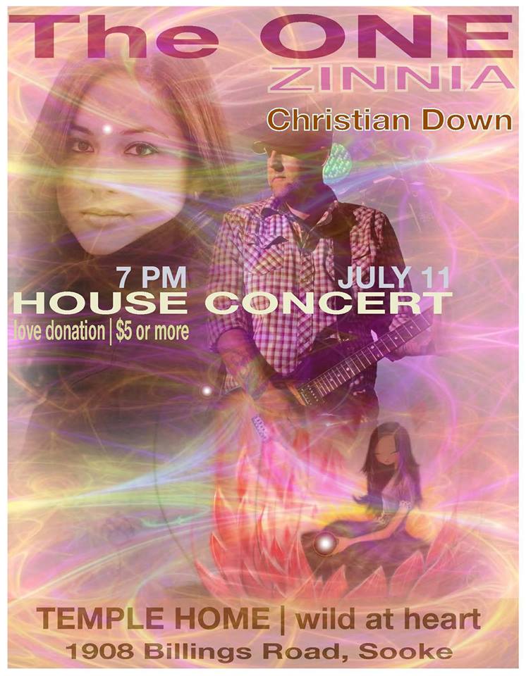 Zinnia, Christian Down @ Temple Home Jul 11 2015 - Jun 4th @ Temple Home