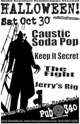 Halloween with: CausticSodaPop, keep it secret, and guets @ Pub 340 Oct 30 2004 - May 9th @ Pub 340