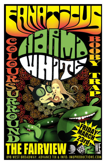 PSYCHEDELIC BLUES ROCK!: Fanaticus, Harma White, Coloursurround, Booby Trap @ Fairview Pub Mar 23 2012 - May 5th @ Fairview Pub