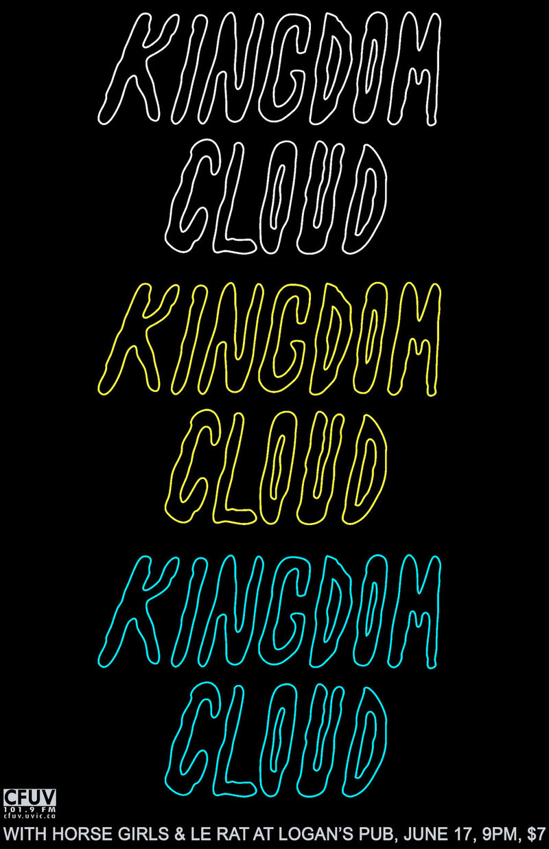 Kingdom Cloud, Horse Girls , Le Rat @ Logan's Pub Jun 17 2012 - Jun 10th @ Logan's Pub
