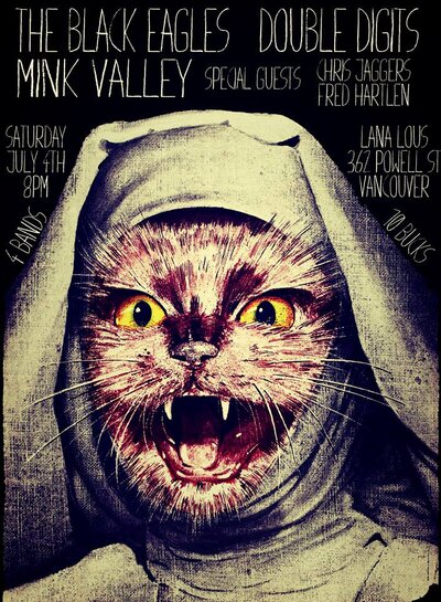 Joseph Blood, Double Digits, Mink Valley, Chris Jaggers and Fred Hartlen @ LanaLou's Jul 4 2015 - May 6th @ LanaLou's
